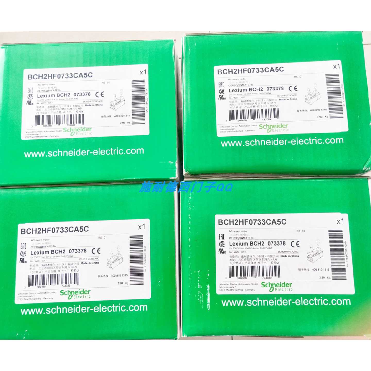 议价全新原装施耐德伺服电机BCH2MM0523CA6C现货质保一年