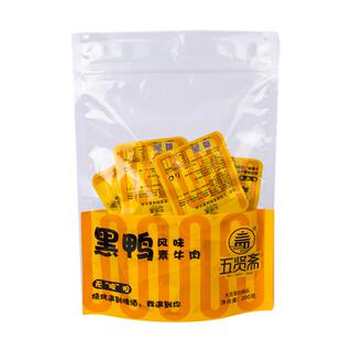 五贤斋手撕素肉小零食春游解馋健康素食网红黑鸭200g/袋