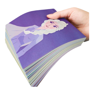 杰利冰雪奇缘艾沙爱莎公主剪纸儿童手工diy折纸趣味剪纸儿童专注力训练幼儿园3岁宝宝益智玩具套装制作材料