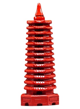 金榜题名挂件挂画摆件2026年天然朱砂文昌塔九层9层13层红色学生