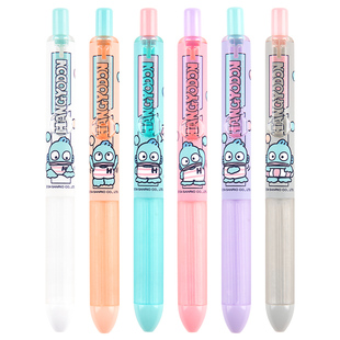 广博三丽鸥文具小丑鱼周边按动笔中性笔st速干刷题笔高颜值胖胖笔半人鱼汉顿初中生黑色水性笔可爱学习用品