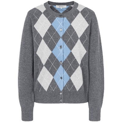 滨波女士菱形格时尚气质针织衫