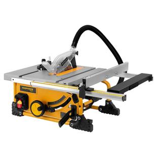 中齐8寸台锯管架新款多功能一体机精密裁板切割机家用便携电锯机