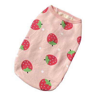 泰迪秋冬可爱卡通背心狗狗衣服