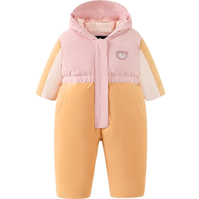 【三防】迷你巴拉巴拉羽绒服连体衣婴儿衣服外出爬服小月龄加厚