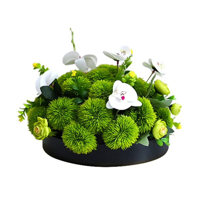 仿真花餐厅包厢餐桌花摆花成品