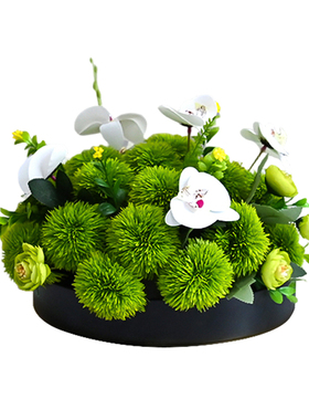 仿真花餐厅包厢餐桌花摆花成品