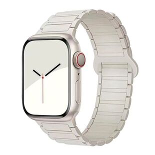 张静仪同款适用苹果S11手表iwatch10表带applewatch9磁吸S10硅胶S8腕带Ultra女SE3运动8男7高级配件新款夏季