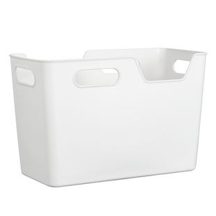 日式塑料收纳盒橱柜清洁用品整理盒浴室杂物储物筐便携手提收纳篮