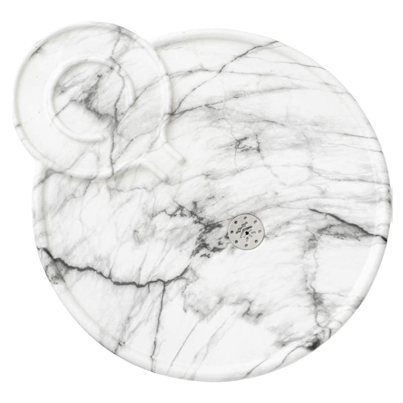 茶盘家用简易新款圆形变色小型茶台家用排水简易托盘陶瓷茶具套装