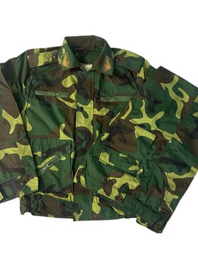 正规库存87式迷彩服多口袋带屁兜