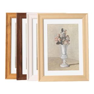 美式复古素描专用装裱画框空框相框挂墙四4K八开8k油画a3 A4纸16k