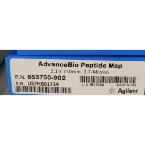 议价653750-902安捷伦原装AdvanceBio多肽谱分析2.7 μm, 2.1 x 1