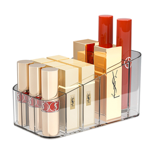 化妆品收纳盒家用口红化妆刷抽屉式盒子工位桌面梳妆台镜柜置物盒