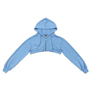 欧美嘻哈浅蓝色爵士舞套装jazz裤子直筒显瘦百搭运动时尚跳舞服装