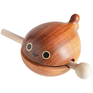 木鱼解压玩具工位发疯摆件木质情绪稳定神器萨卡班甲鱼敲打小礼物