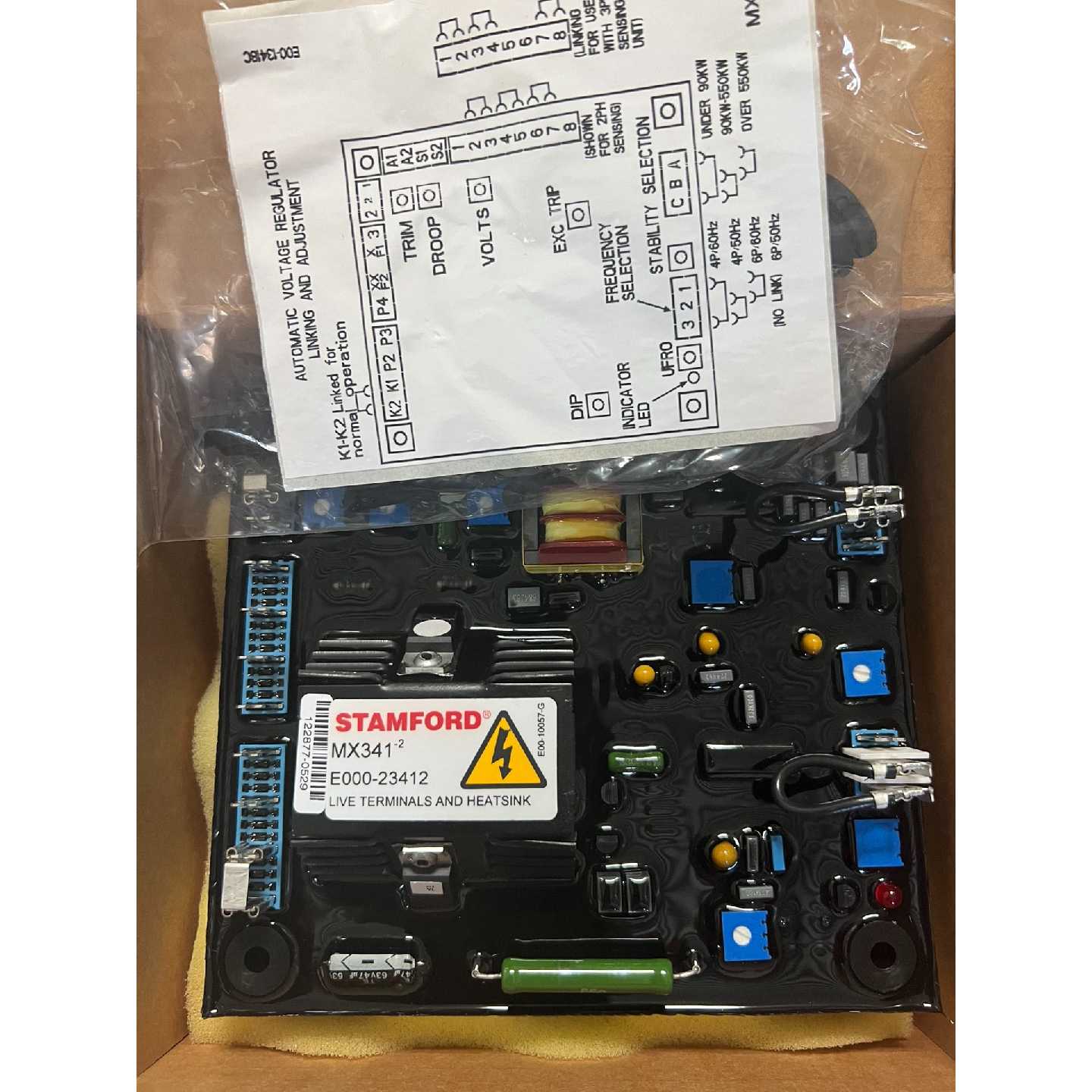【议价-可维修】斯坦福STAMFORD MX341-2 AVR调压器 全新/二手均