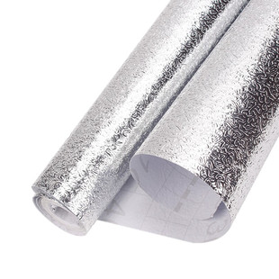 厨房防油自粘贴纸柜子灶台面防火耐高温防水防潮垫铺衣橱铝箔锡膜