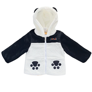 可爱毛绒亲子装熊猫外套男女儿童成人衣服保暖成都基地纪念品