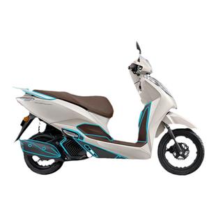 适用22款五羊本田LEAD125碳纤维贴纸车身保护贴膜防刮磨改装配件