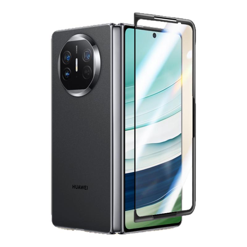 X5防尘版三边前壳左侧侧滑华为matex5折叠屏手机外壳防摔保护壳新款超薄全透明壳X3典藏版壳膜MATEX6简约适用