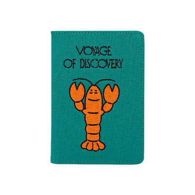 1537艺术插画刺绣便携短款护照夹