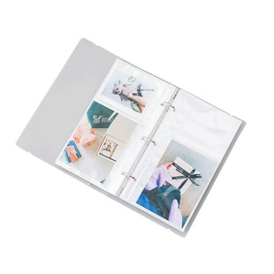 活页收集纪念册收纳册票据名片单词卡明星小卡专辑3寸4寸5寸照片拍立得活页相册门票车票电影票飞机票火车票
