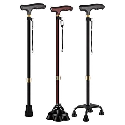 铝合金防滑老人拐杖|千人加购