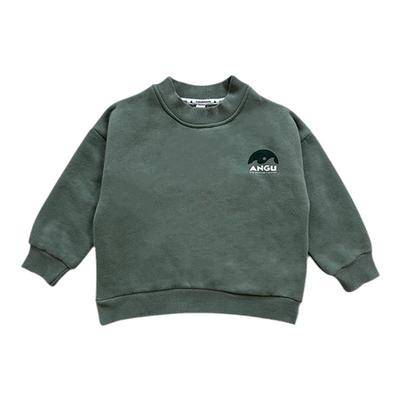 山系女童加绒加厚卫衣2025冬季新款儿童保暖亲肤运动长袖登山衣服