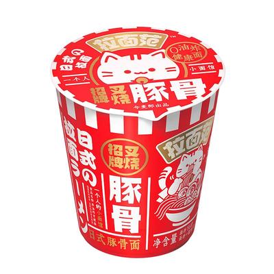 拉面范非油炸多口味杯装拉面