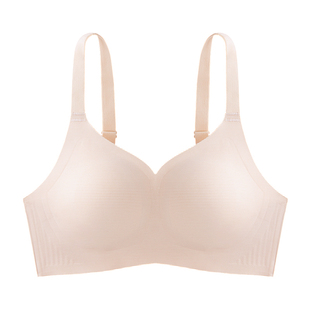 健将内衣聚拢收副乳防下垂胸罩大胸显小胸女款无痕粉底液内衣美背