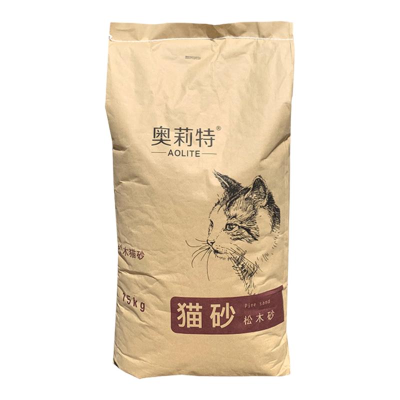 加竹炭松木猫砂15kg30斤强尿臭吸水猫沙成幼猫天然蓝猫加菲猫