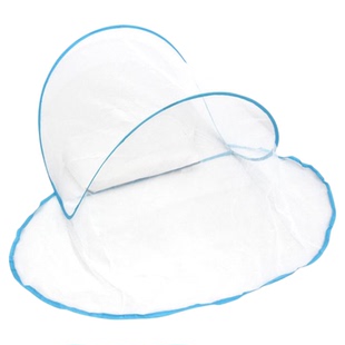 新款防蚊头罩免安装折叠头部蚊帐学生单人宿舍便携式蚊帐家用卧室