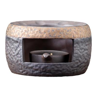 粗陶温茶炉蜡烛日式复古小型香炉