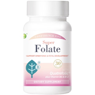 活性叶酸片中老年同型半胱氨酸维生素b9高血压心脑血管B6B12官方