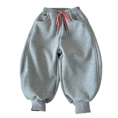 女童超好看加绒裤子一体绒秋冬