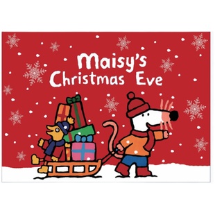 Maisy小鼠波波圣诞节安静书宝宝英语早教手工diy圣诞节礼物贴纸书