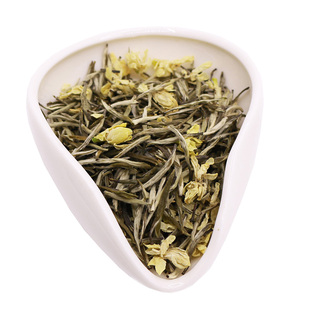 宫廷飘雪茉莉花茶毛尖2025新茶四川金顺特级春茶浓香型茶叶200g