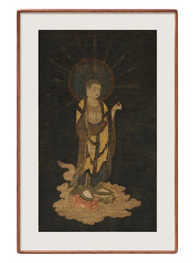 镰仓时代《地藏菩萨像》装饰画