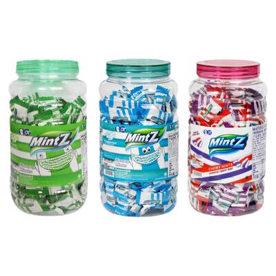印尼进口明茨薄荷软糖桶装清新