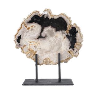 客厅创意摆件木化石酒柜装饰品简约现代新中式样板房客厅桌面摆设