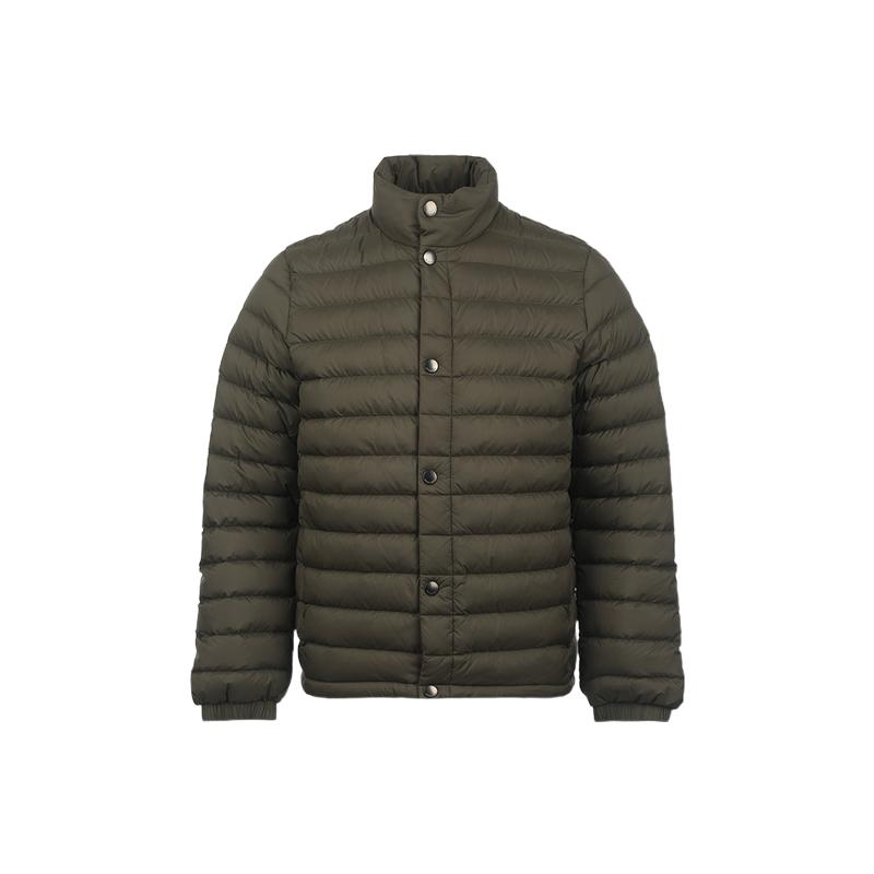 【自营】BURBERRY/博柏利男士鹅绒轻便保暖立领纯色休闲羽绒服