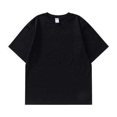 100%纯棉白色t恤短袖男女新款夏季潮流体恤印花上衣ins半袖汗衫潮