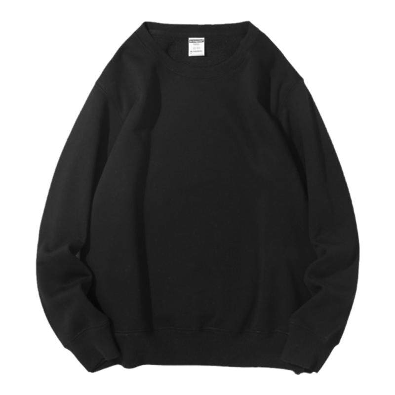 春秋薄款圆领卫衣定制logo工作服