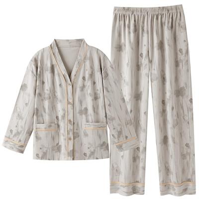 睡衣女士春秋款纯棉长袖家居服