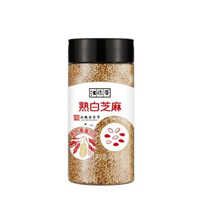 汪德荣炒熟芝麻凉菜烘焙增香瓶装