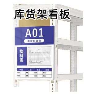 仓库货架库位管理看板可更换擦写记录标识牌商品仓储定位导视牌物料出入状态牌车间库存盘点信息货架看板定制