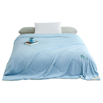 远梦沁凉艾草夏被凉感被夏季空调被化纤被学生宿舍夏凉被商场同款