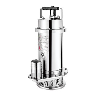 绿一304不锈钢潜水泵220V家用高扬程大流量工业用耐腐蚀水泵