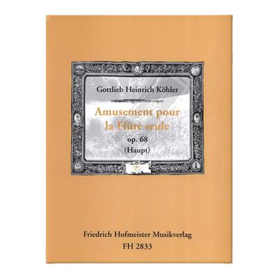 科勒长笛独奏的乐趣Op68长笛